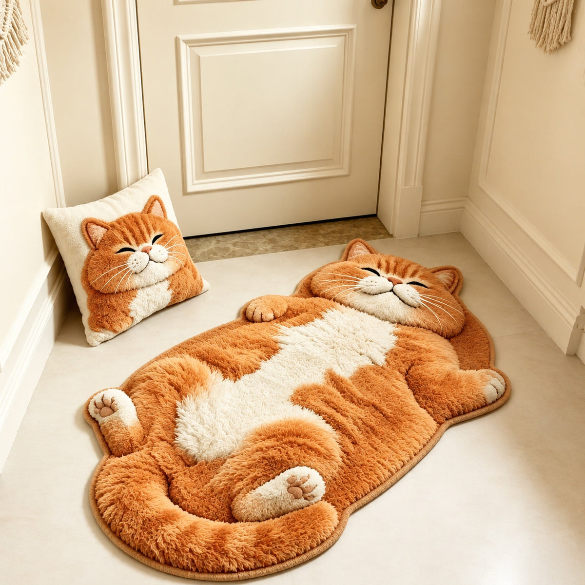 🐱Personalized Cat Shaped Carpet — Choose an exclusive carpet for your cat.