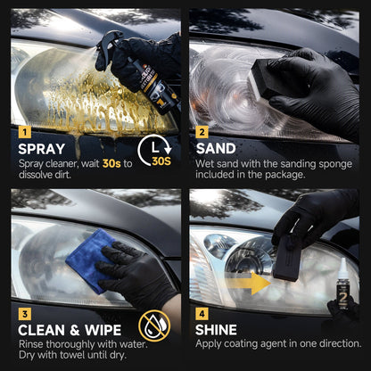 Toretark Headlight Restoration Kit Bundles