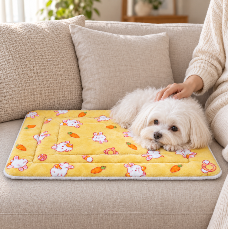 Cozy Naps Start Here — Soft Quilted Dog Sleeping Mat