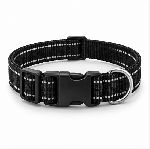 Reflective Dog Collar – Adjustable Safety Collar for Night Walks