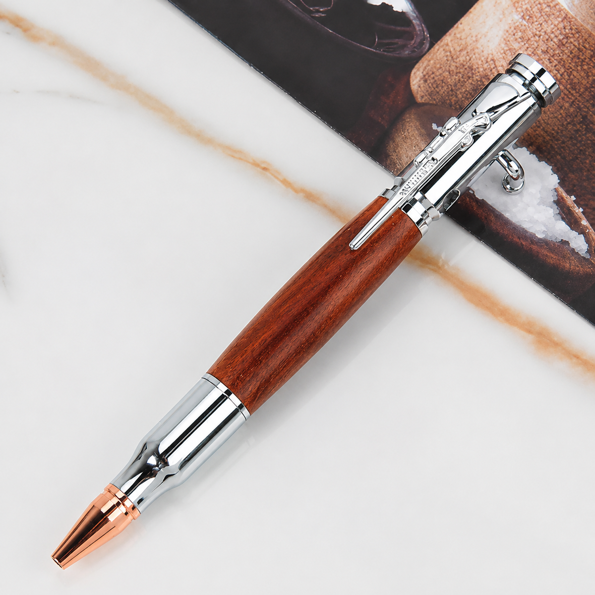 🖊 Handcrafted by Davyd Thomsen — A Father’s Fight for His Daughter 🖊 The Veteran’s Legacy Pen | Crafted From Real Wood & Unique Metal Details