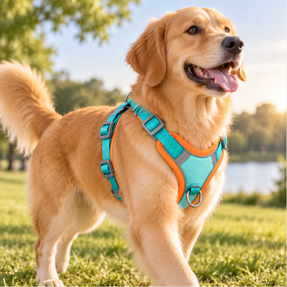No Pull Dog Harness with Reflective Strips – Comfortable Adjustable Vest for Daily Walks