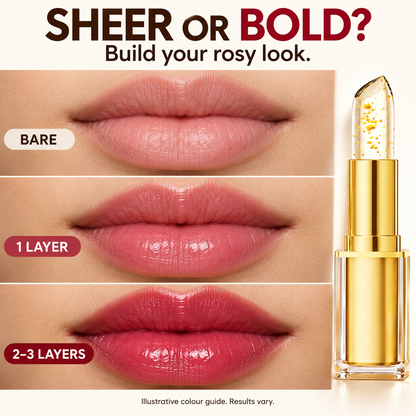 💄 Crystal Clear Color-Changing Lipstick — Your Everyday Rosy Glow