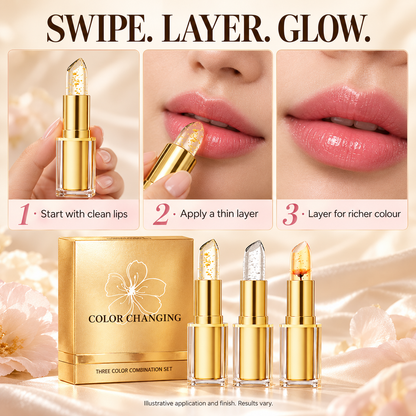 💄 Crystal Clear Color-Changing Lipstick — Your Everyday Rosy Glow