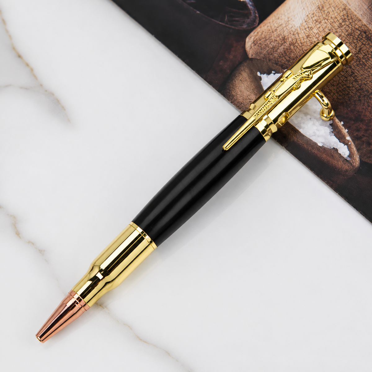 🖊 Handcrafted by Davyd Thomsen — A Father’s Fight for His Daughter 🖊 The Veteran’s Legacy Pen | Crafted From Real Wood & Unique Metal Details