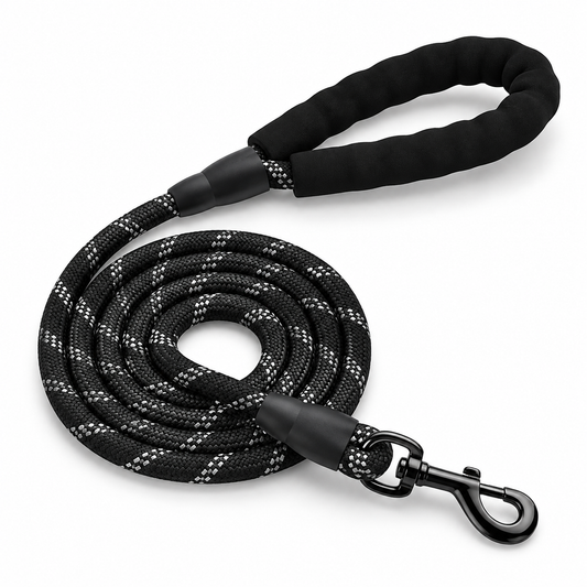 GlowWalk™ Hands-Free Reflective Leash for Safer Evening Walks