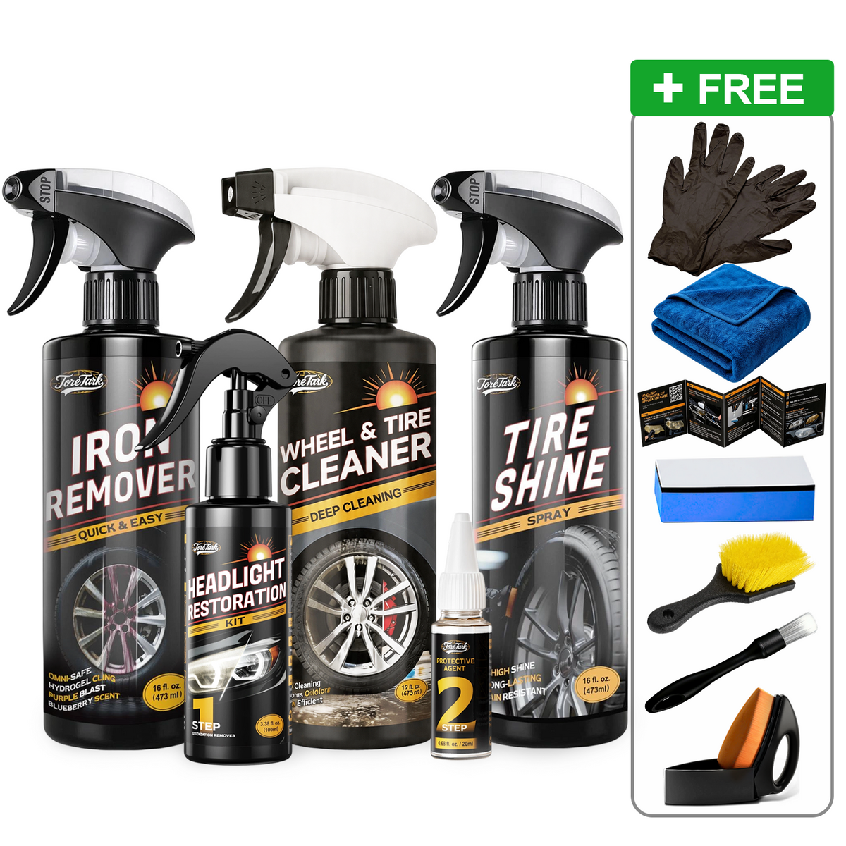 Toretark Headlight Restoration Kit Bundles