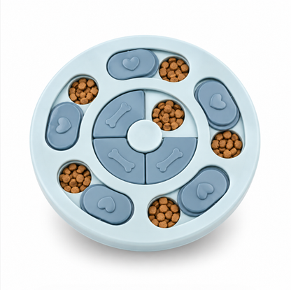 Interactive Dog Puzzle Feeder – Slow Feeding Enrichment Toy for Smarter, Happier Pets