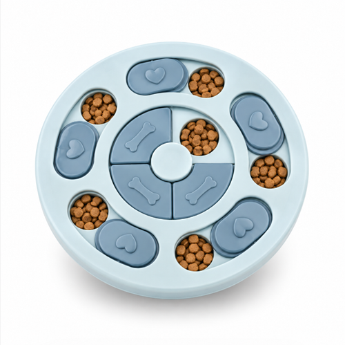 Interactive Dog Puzzle Feeder – Slow Feeding Enrichment Toy for Smarter, Happier Pets