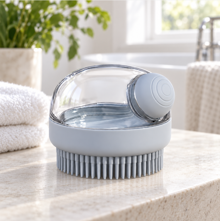 Make Bath Time Easy — Pet Shampoo & Massage Brush