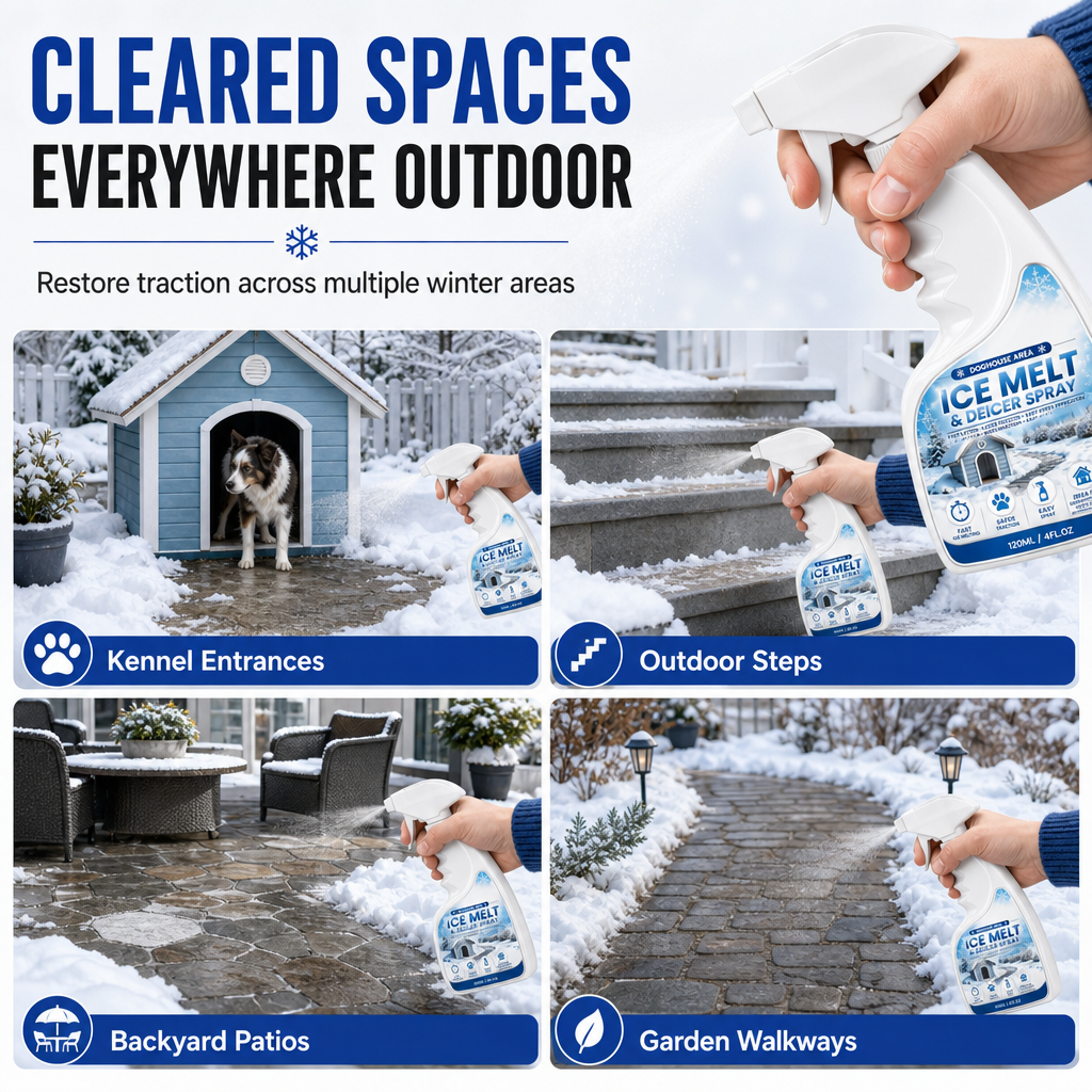 Outdoor De-Icing Spray for Steps & Walkways