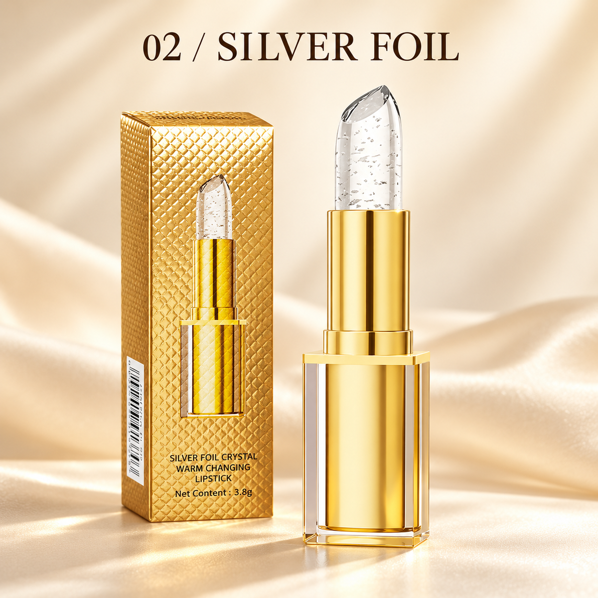 💄 Crystal Clear Color-Changing Lipstick — Your Everyday Rosy Glow